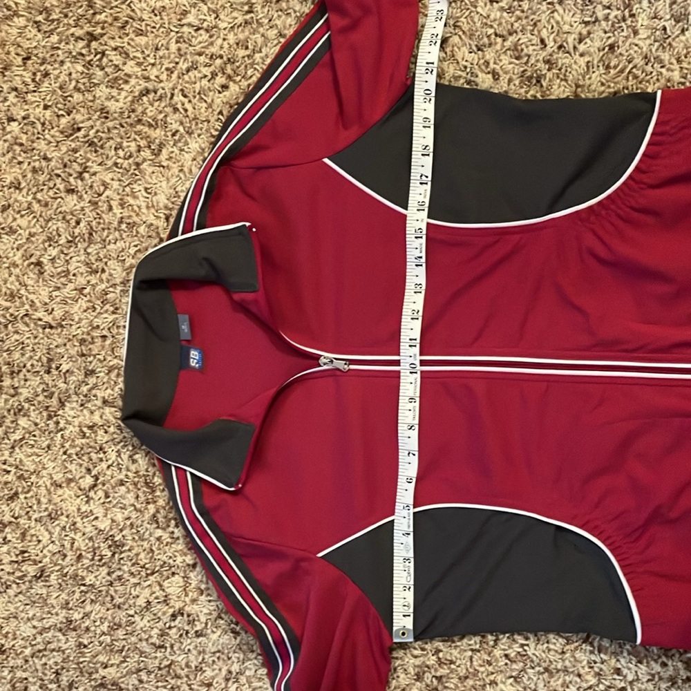 SJB Zip-Up Jacket, Sz. M, Fuchsia and Gray - Picture 7 of 9